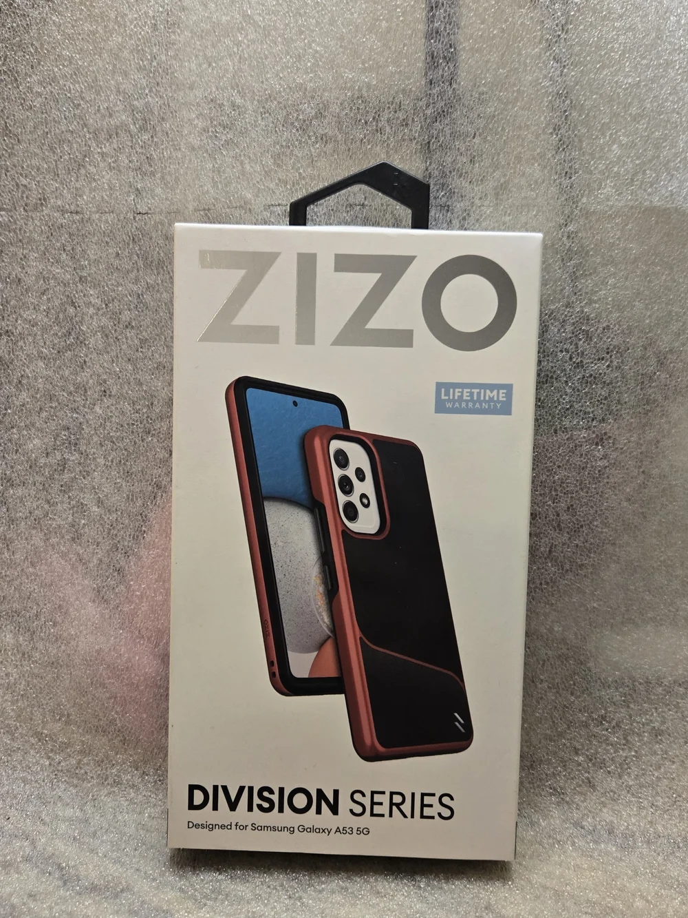 ZIZO Division Series Phone Case for Samsung Galaxy A53 5G — Red & Black
